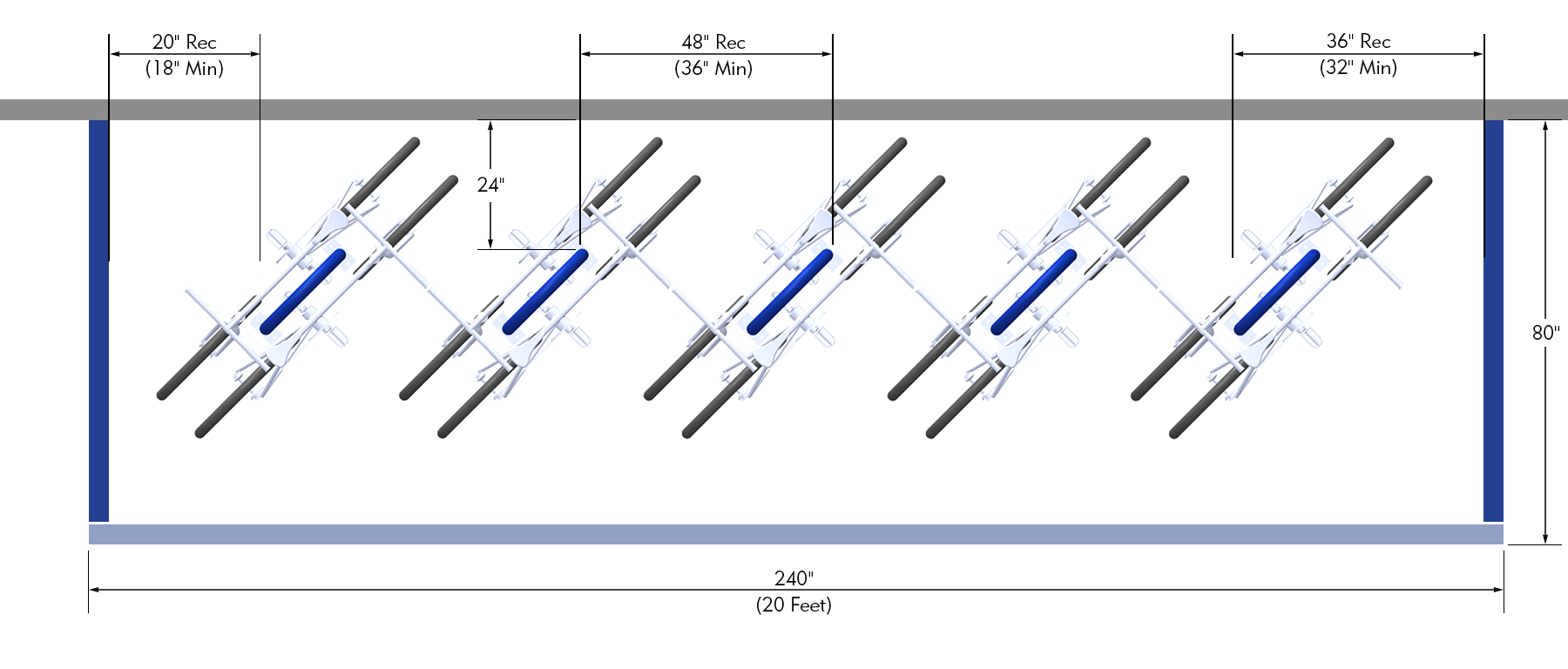Standard Bike Parking Dimensions